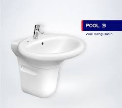 Pool 3 Wall Hanging Basin